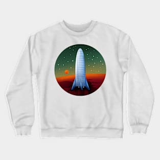 Space Rocket Crewneck Sweatshirt